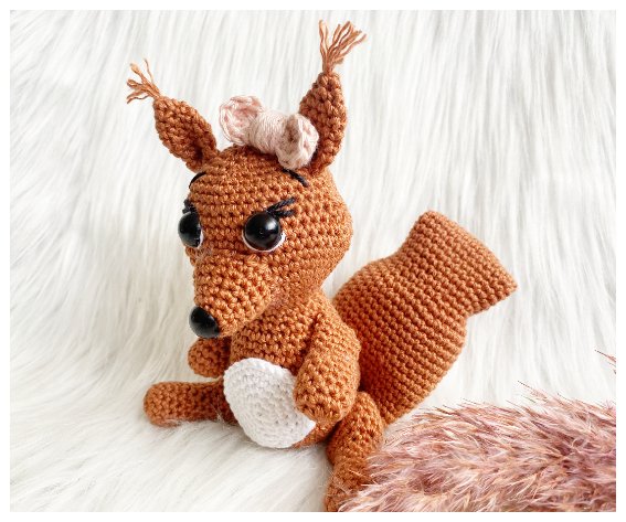 Blog-Inhaltsbild für 'Eichhörnchen Lilly, kostenlose Häkelanleitung'